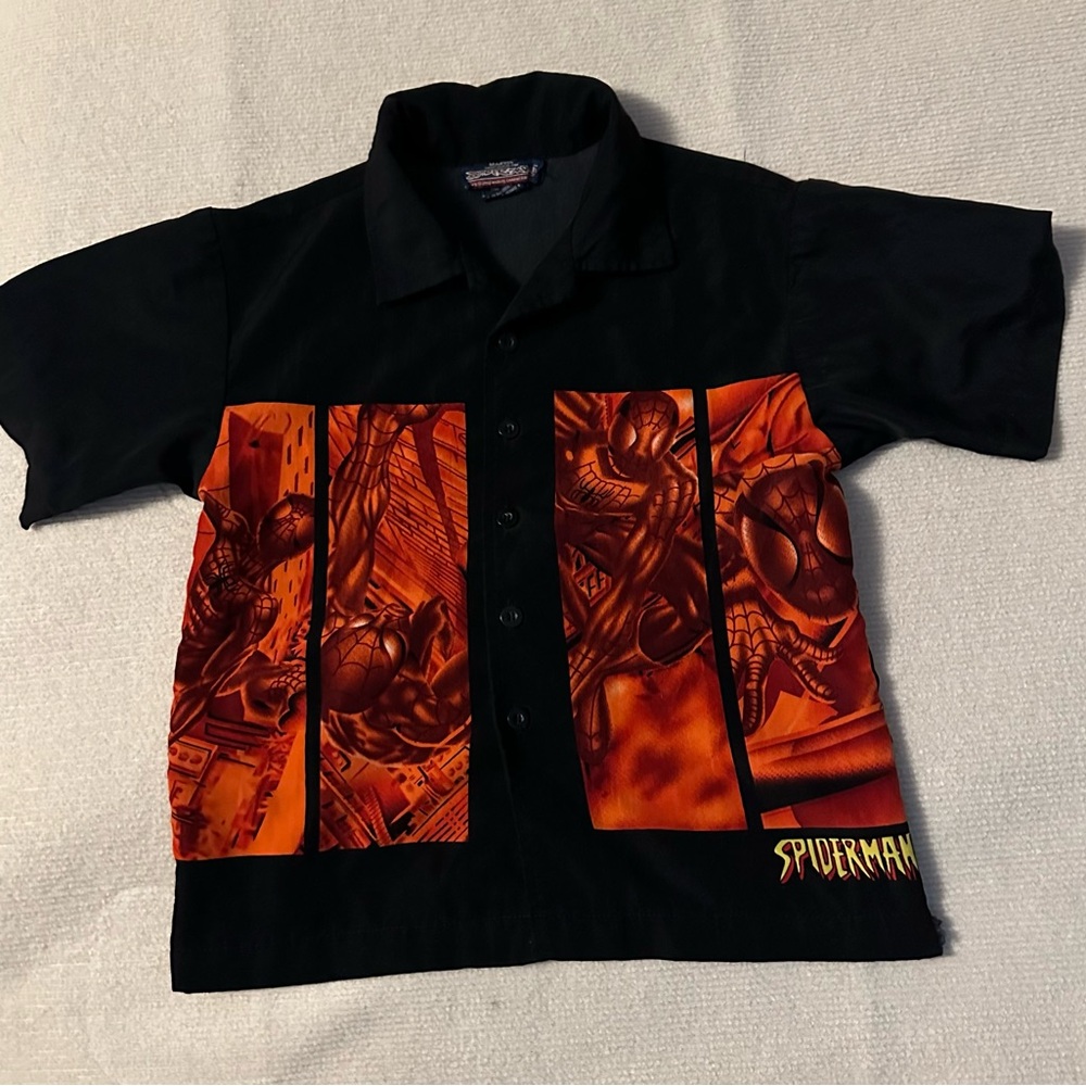 Spider-Man Button up shirt 2002